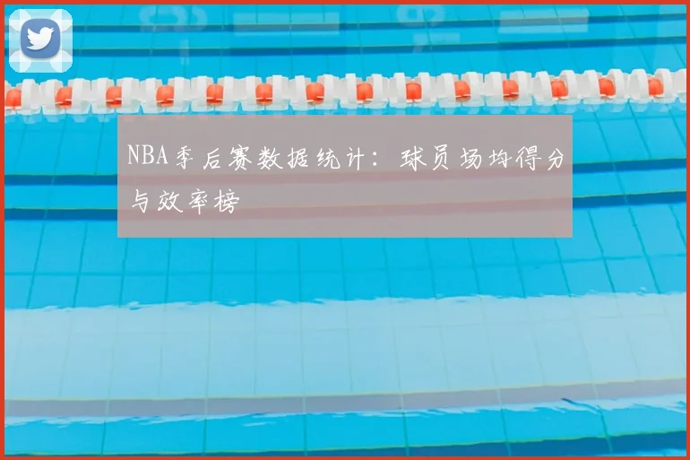 NBA季后赛数据统计:球员场均得分与效率榜